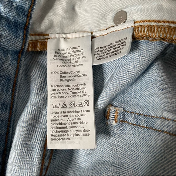 Madewell Jeans Women's 31 x 27 Curvy Perfect Vintage Blue Light Wash High Rise - Picture 11 of 11